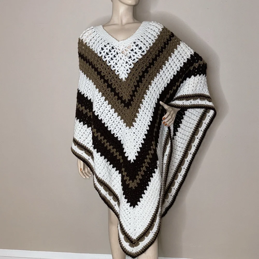 Granny Crochet Poncho